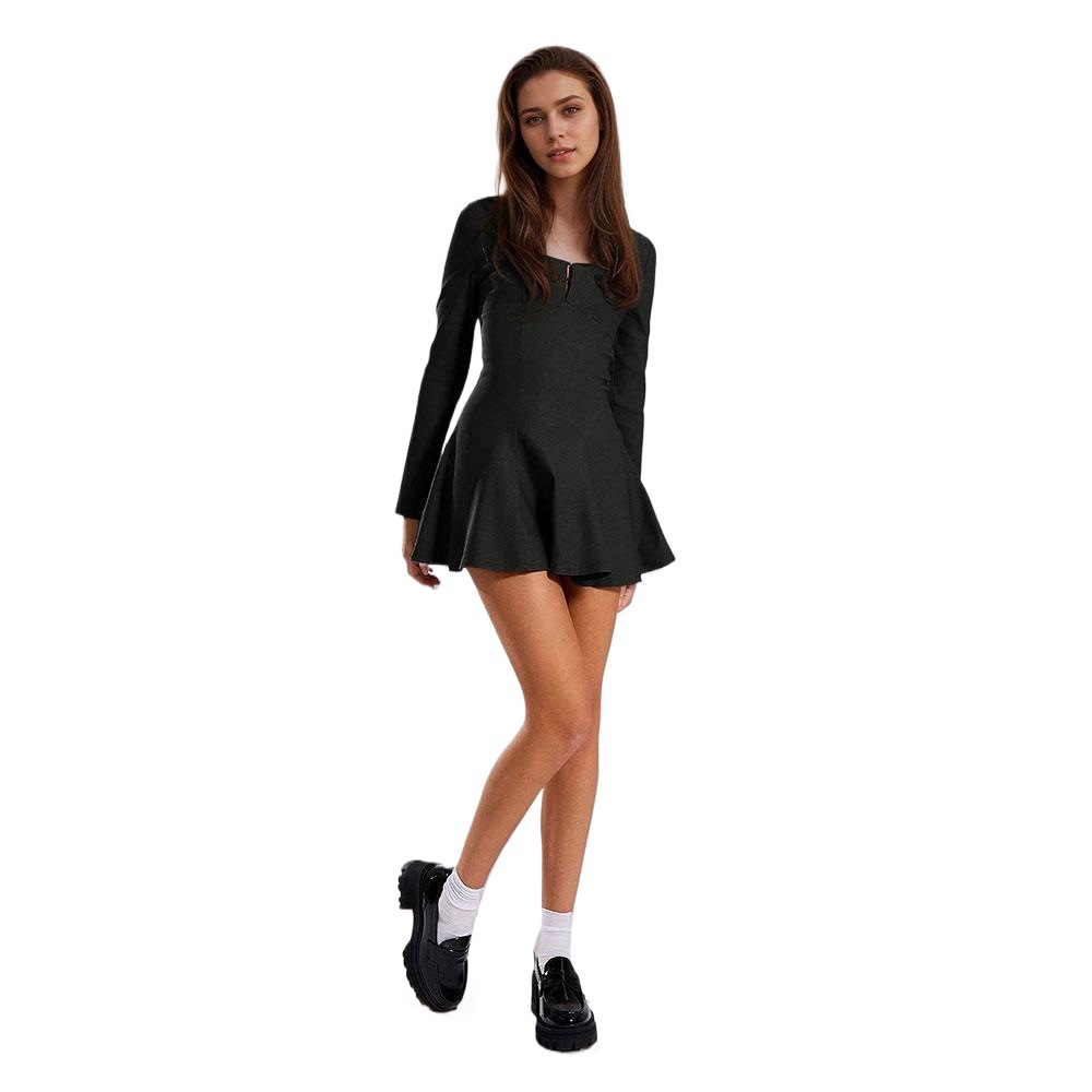 Women's Elegant Solid Color Dress