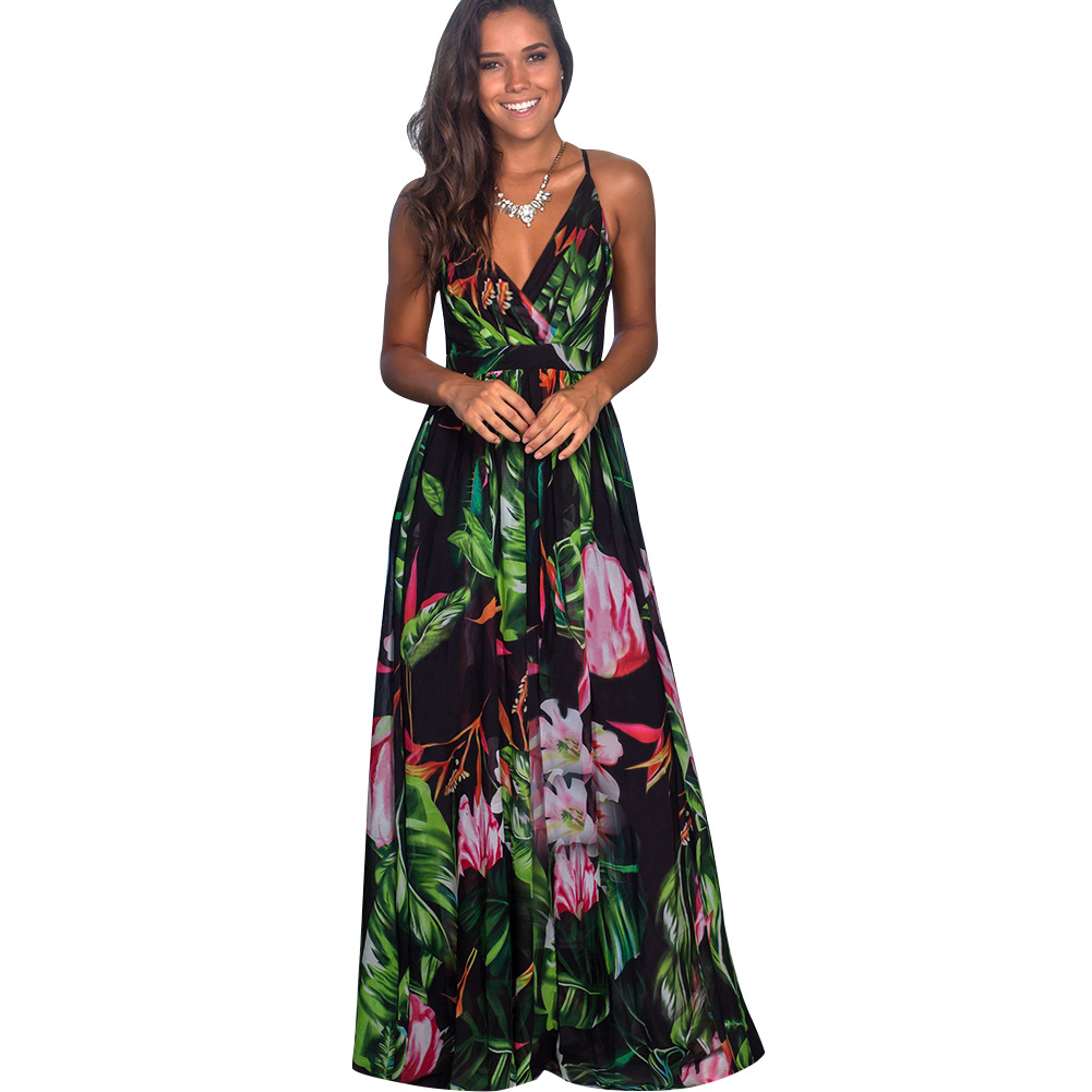 Summer Womens Beach Dress Sleeveless Backless Casual Style Lightweight Fabric Perfect for Vacation Wholesale