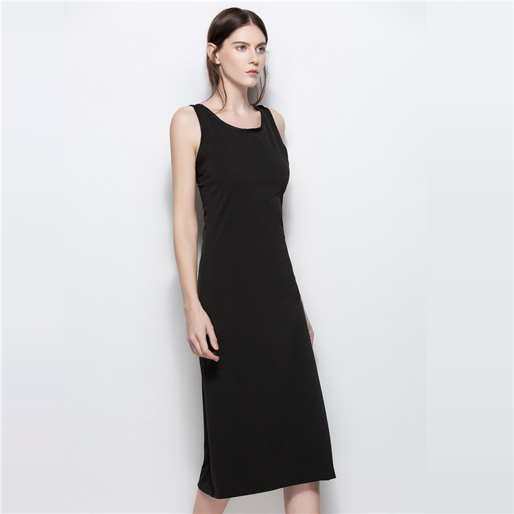 Backless Cross Back Dress Sexy Sleeveless Design Summer Style Comfortable Fabric Wholesale Available