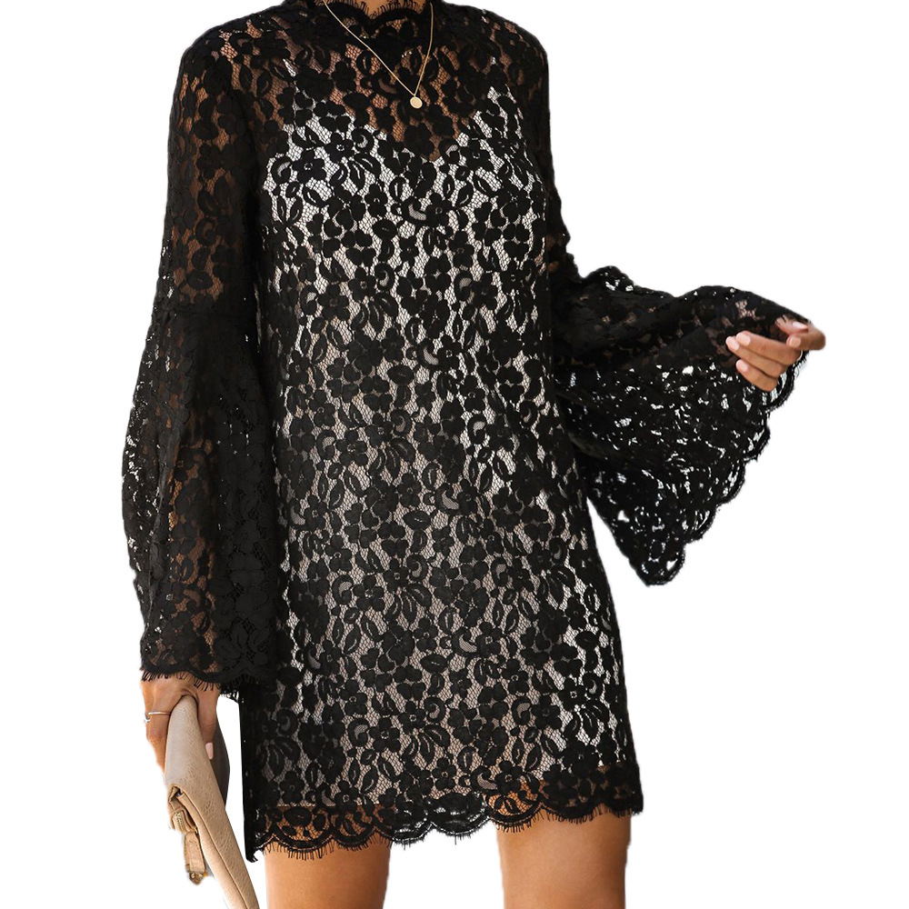 Lace Hollow Out Two Piece Dress Elegant Design Spring Fashion Womens Apparel Wholesale Available