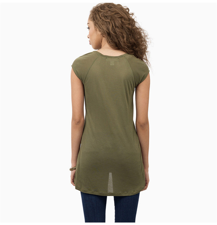 Womens Slim Fit Short Sleeve T Shirt Solid Color V Neck Casual Style Perfect for Everyday Wear Wholesale Available