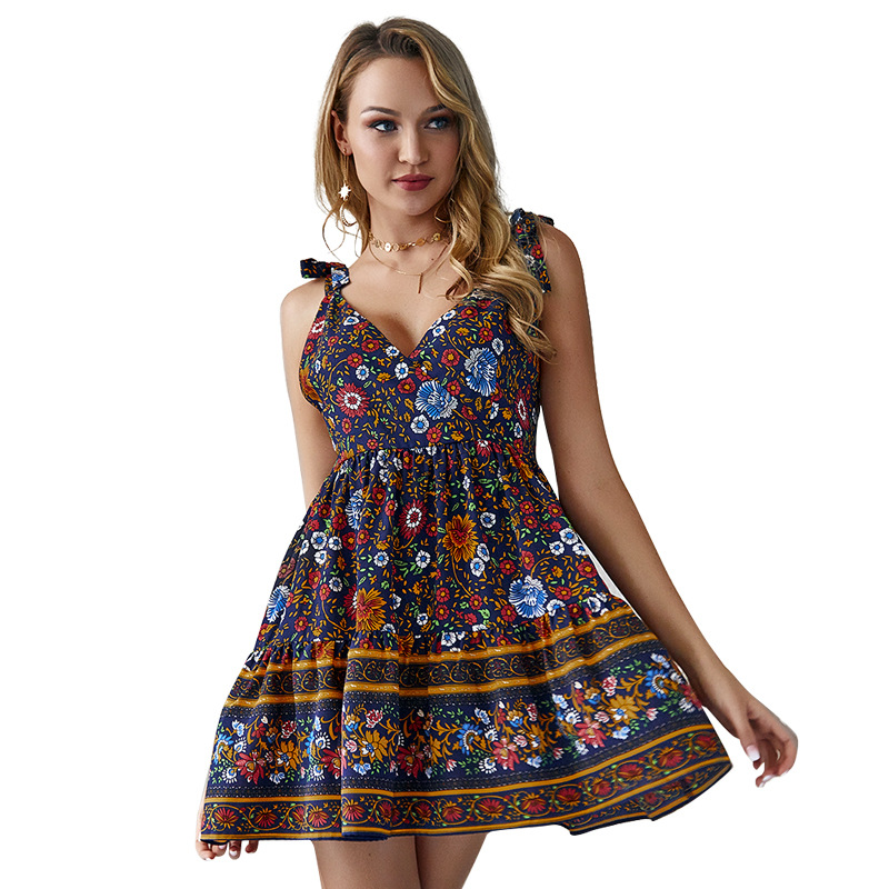 Summer Womens Dress Original Design Trendy Style Comfortable Fabric Perfect for Casual Outings Wholesale Available