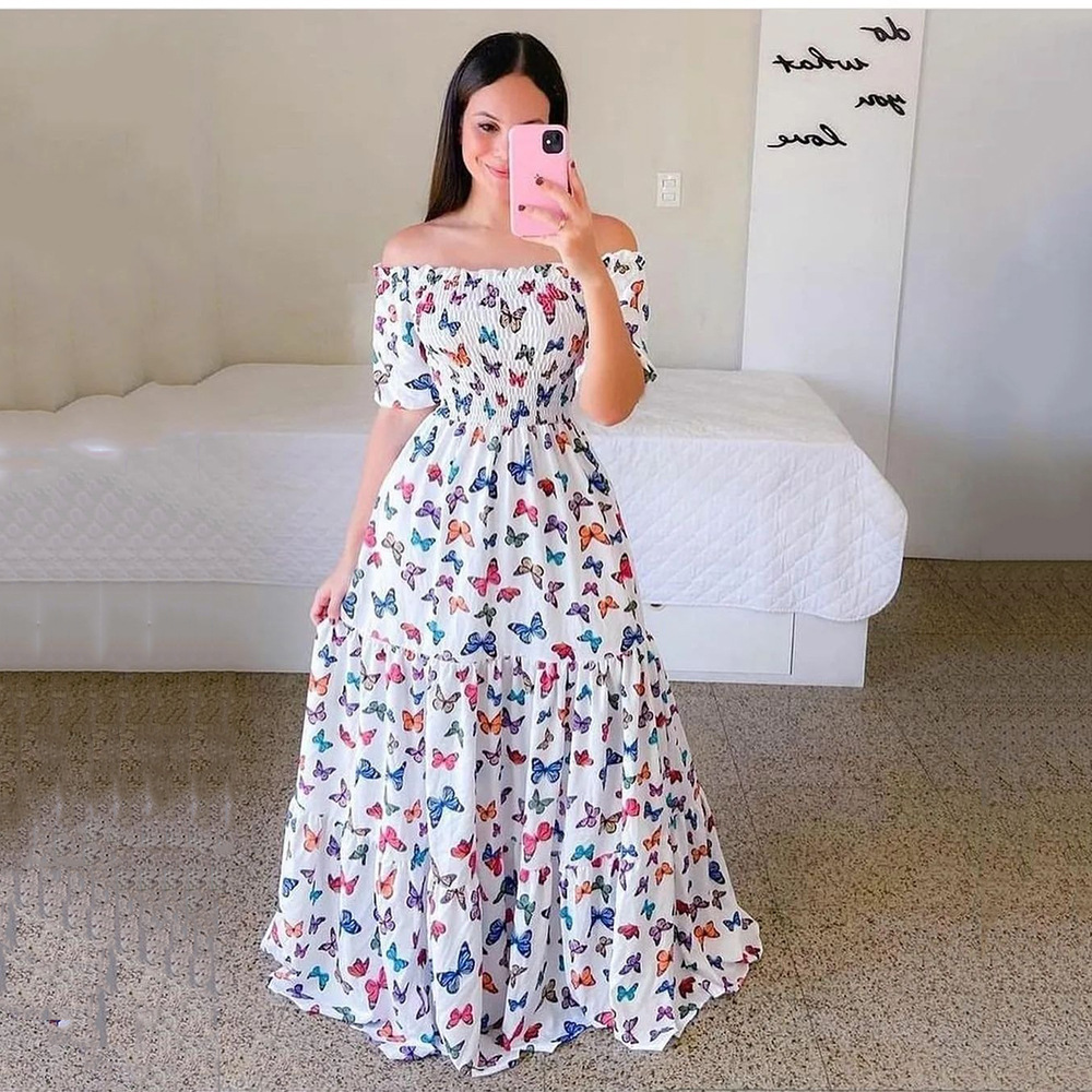 Women's Floral Summer Maxi Dress
