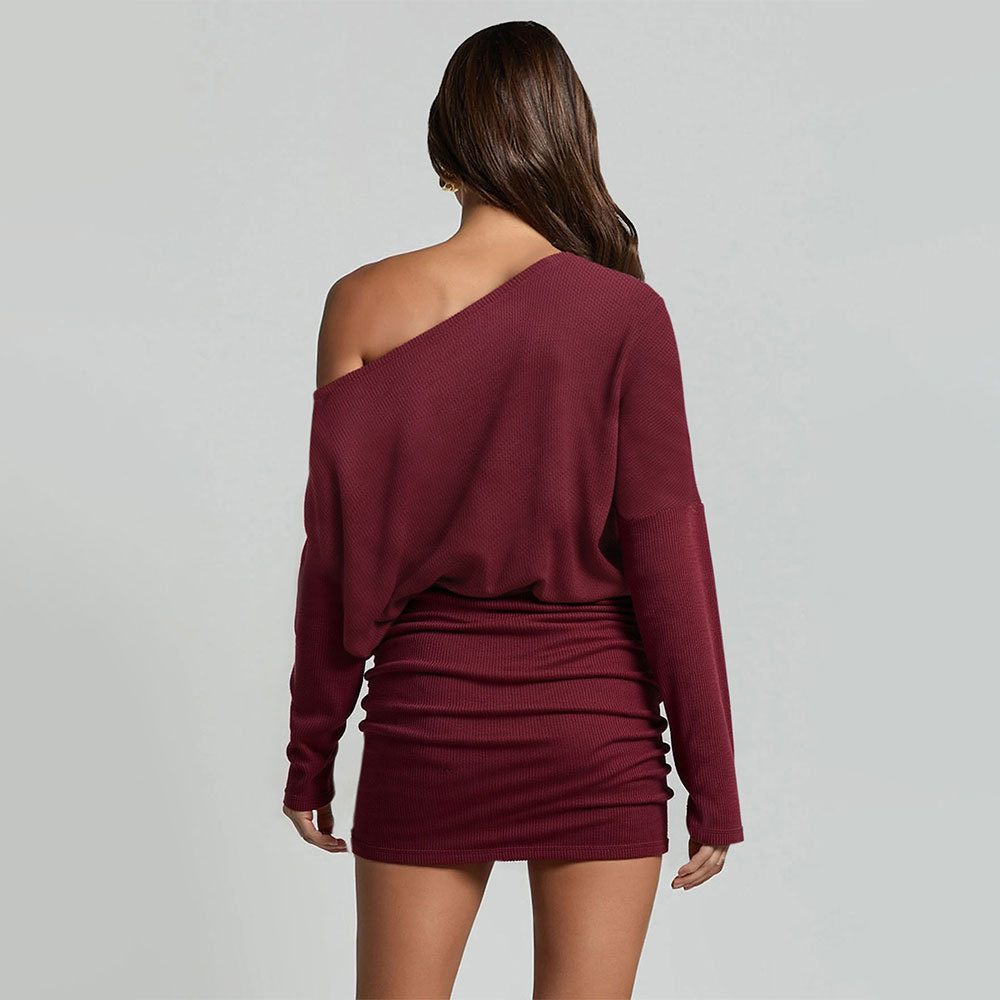 Women's Elegant Long-Sleeve Bodycon Dress