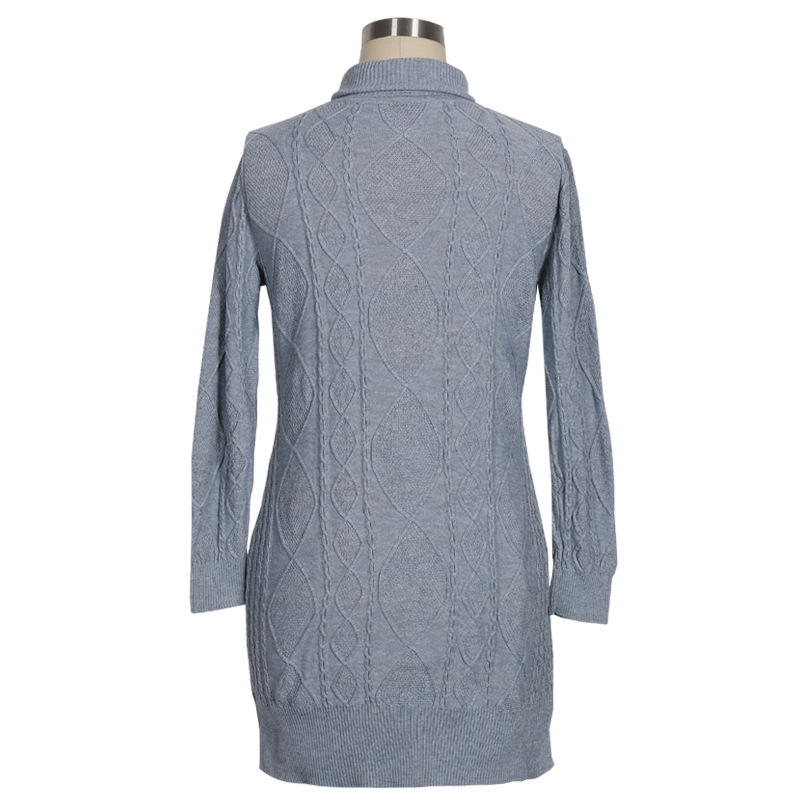 Knit Sweater Dress High Neck Bodycon Fit Elegant Style Autumn Winter Fashion for Women Ready to Ship
