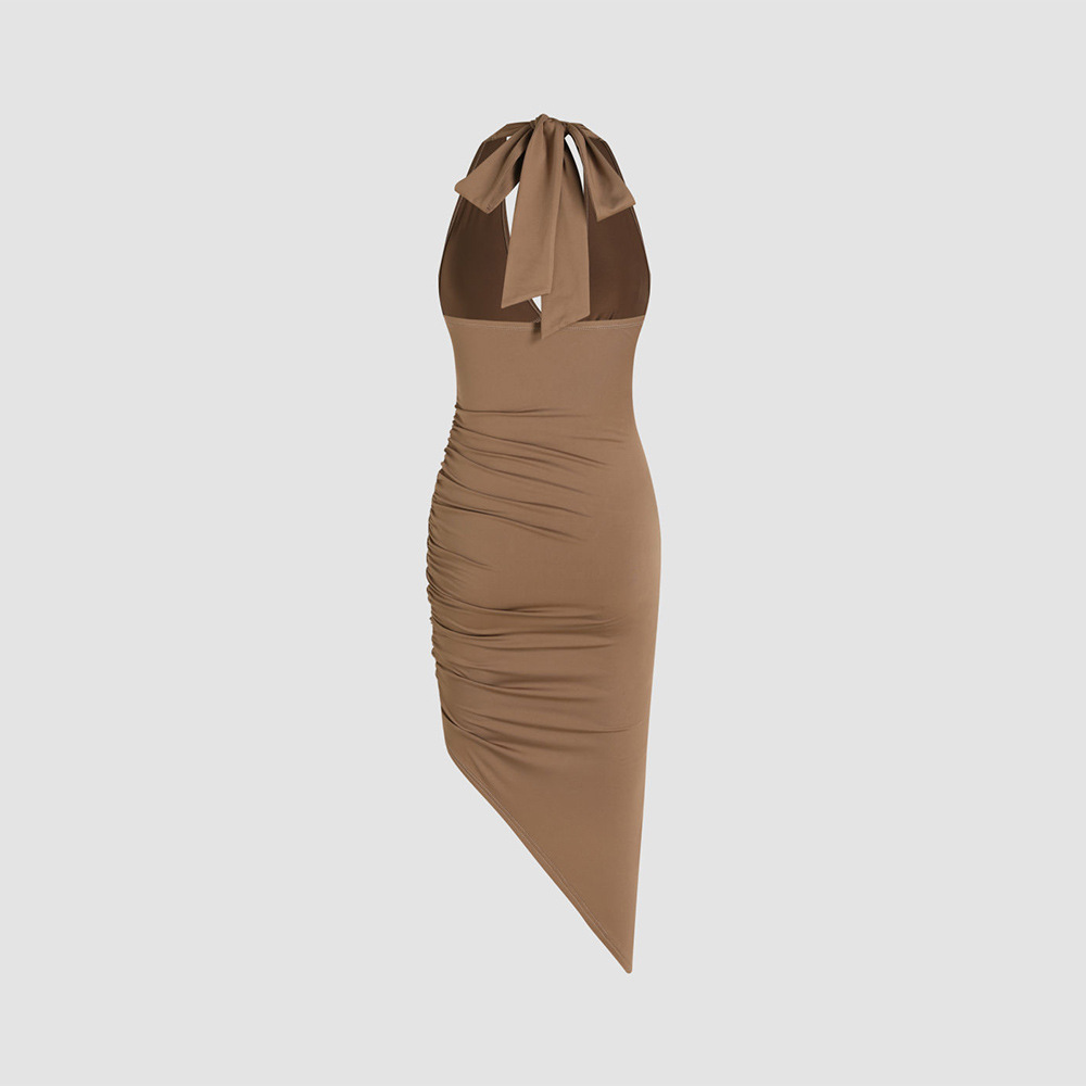 Women's Slim Fit V-Neck Dress