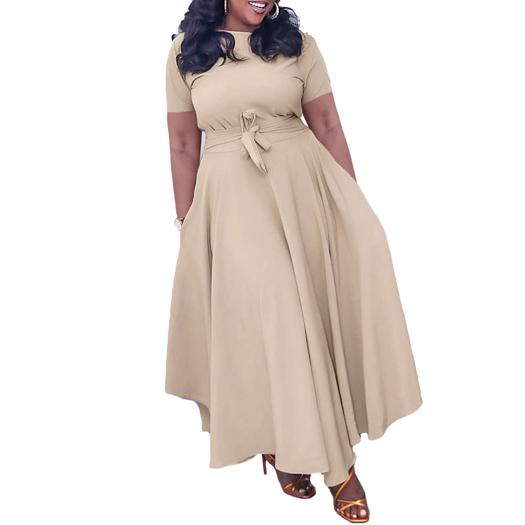 Plus Size Women's Dress — Stylish, Trendy, African and European Design, Summer Fashion — Casual Wear, Wholesale Supply