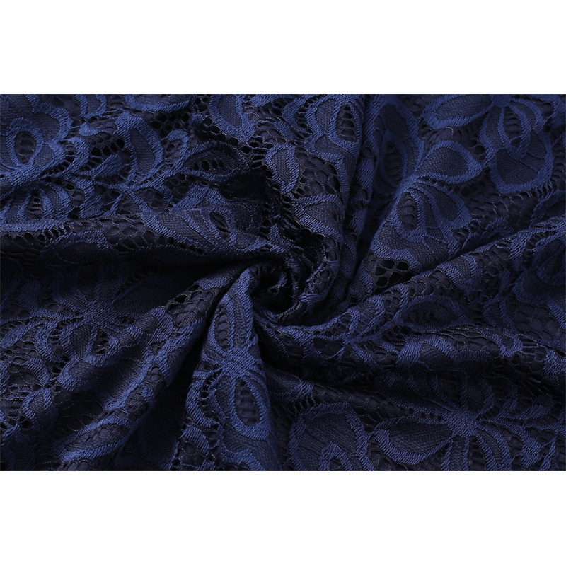 Lace Maxi Dress Floral Appliqué Elegant Design Autumn Winter Fashion Wholesale Available bulk order