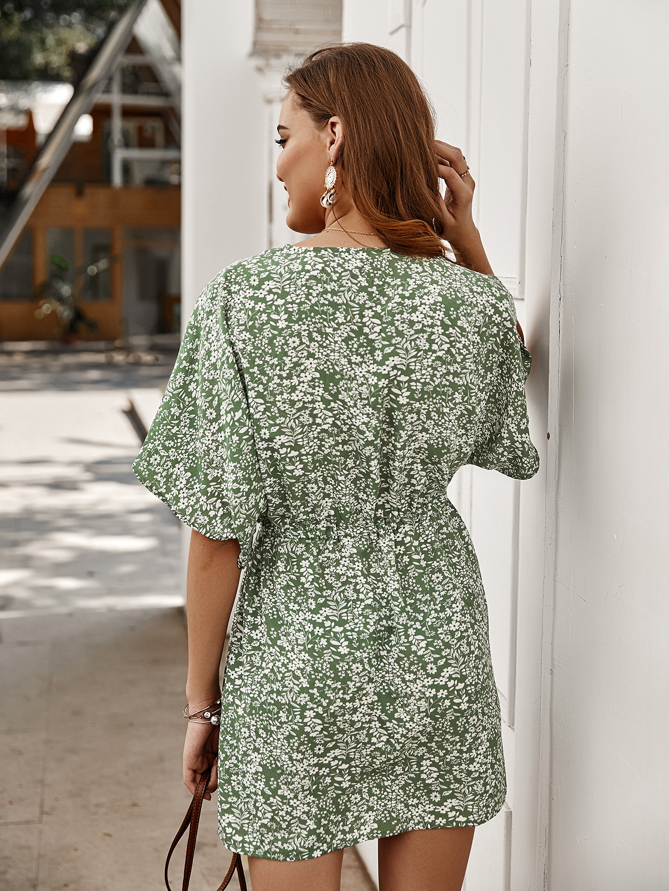 Womens Designer Floral Dress Spring Summer Collection Casual Style Lightweight Fabric Wholesale Available