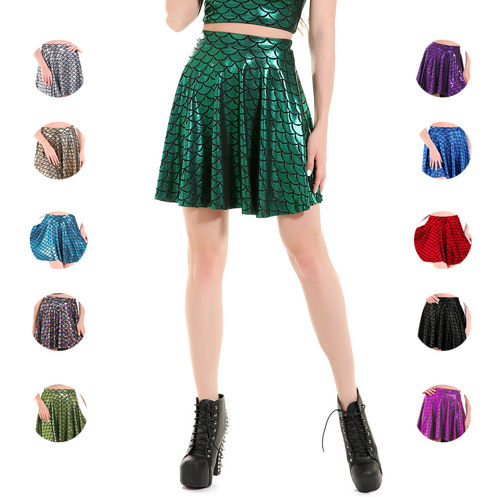 Wholesale Womens Skirts Red Purple Black Gold Blue Green Silver Magenta Multiple Sizes OEM ODM Supplier