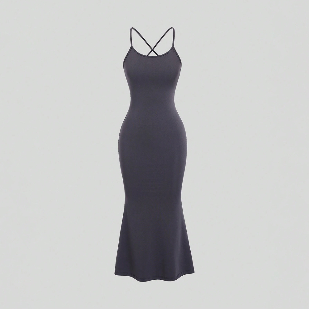 Women's Summer Slim Fit Strappy Bodycon Dress