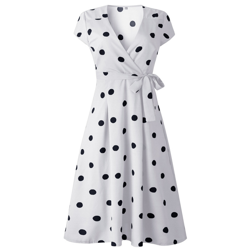 Fashionable Floral Print Womens Dress Casual Style Summer Wear Comfortable Fit Wholesale Available