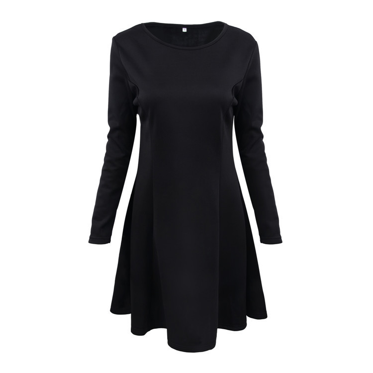 Womens A Line Dress Solid Color Mid Length Elegant Design Spring Fashion for Casual or Formal Occasions Wholesale