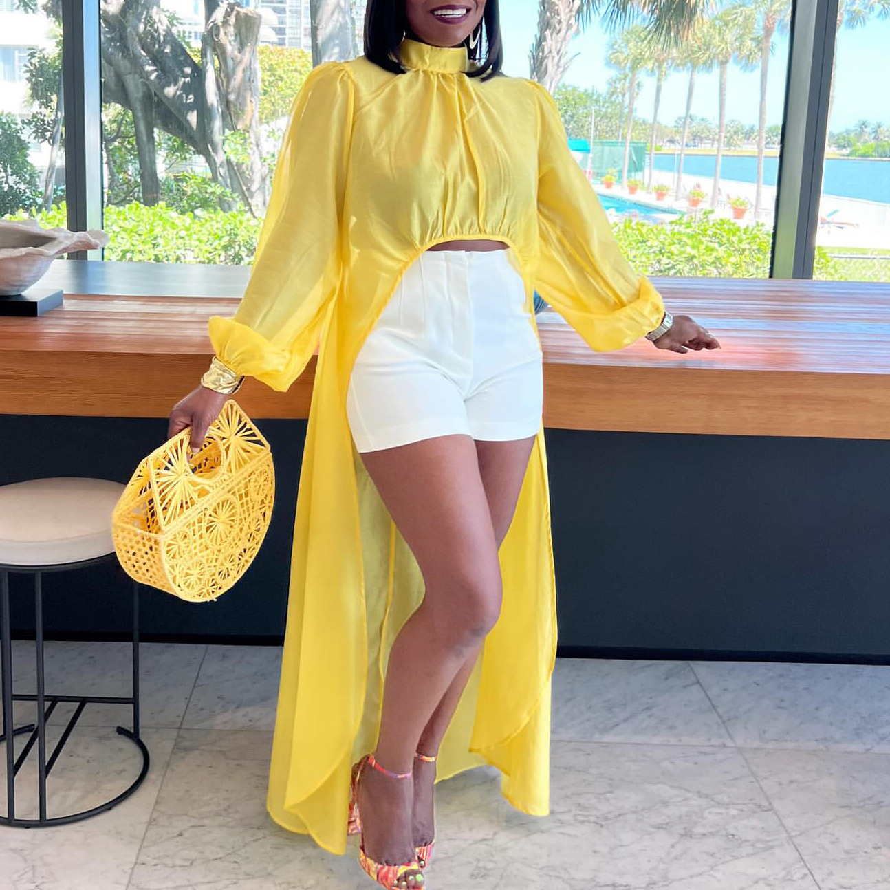 New Fashion Loose Plus Size Solid Color Sexy Long Dress African Dress