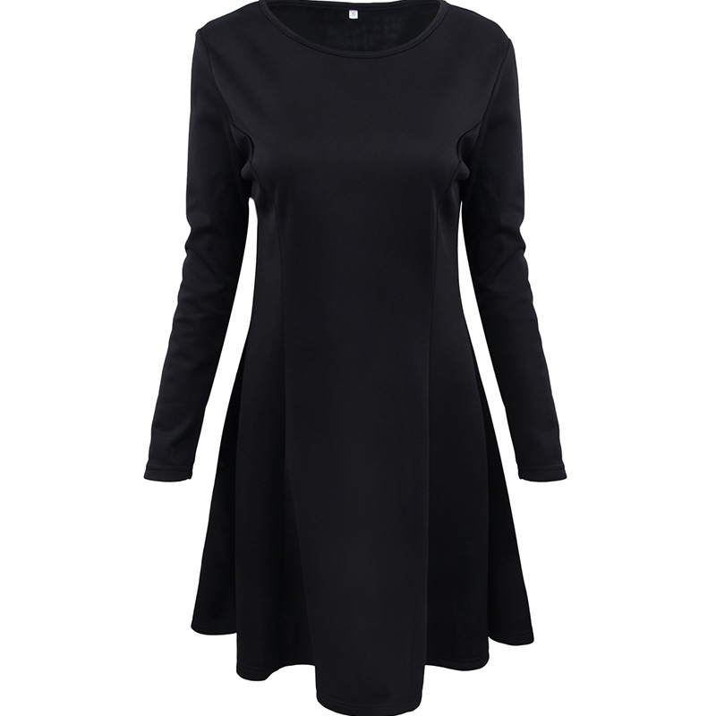 Womens A Line Dress Solid Color Mid Length Elegant Design Spring Fashion for Casual or Formal Occasions Wholesale