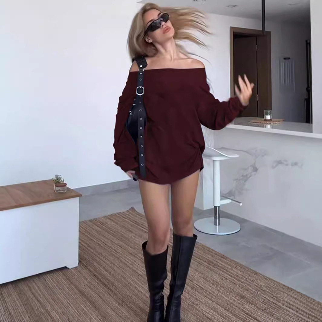 Women's Loose Fit Mini Dress