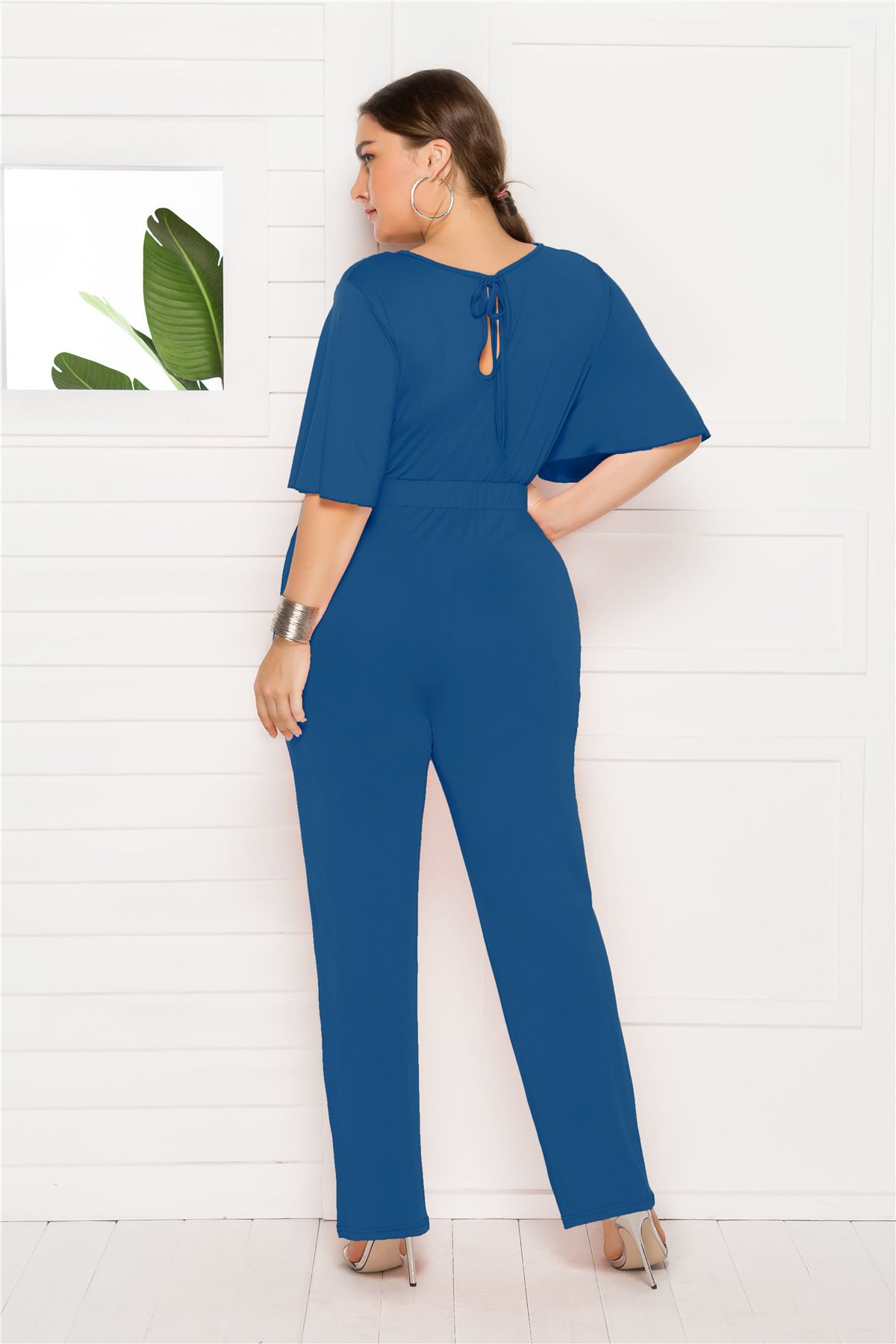 Plus Size Womens Jumpsuit 9 Colors Loose Fit Fashionable Design Casual or Party Wear Wholesale Available