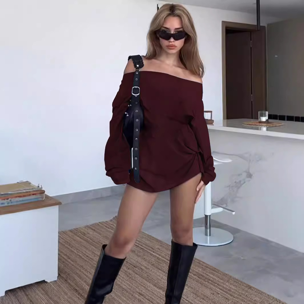 Women's Loose Fit Mini Dress