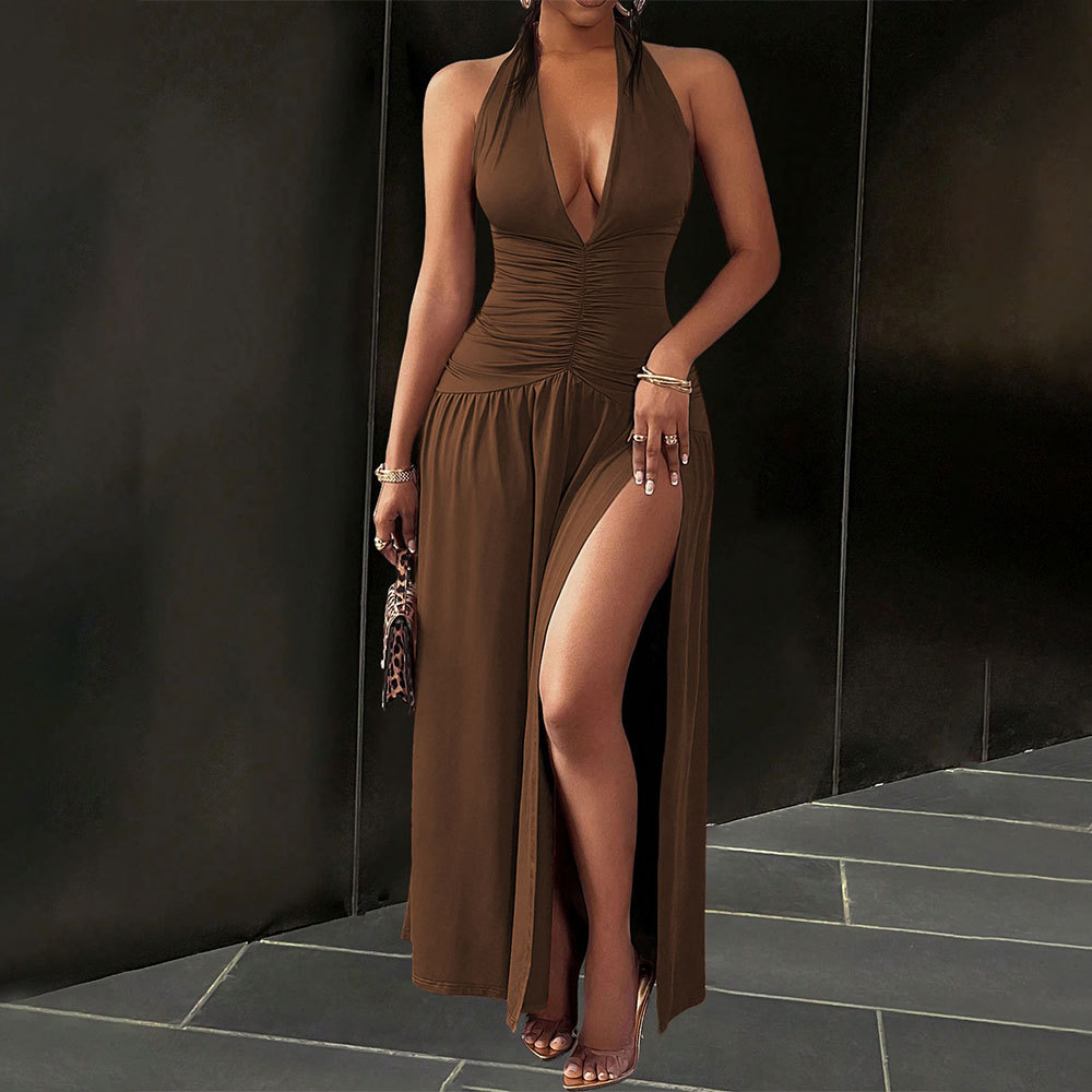 Women's Summer V-Neck Maxi Dress