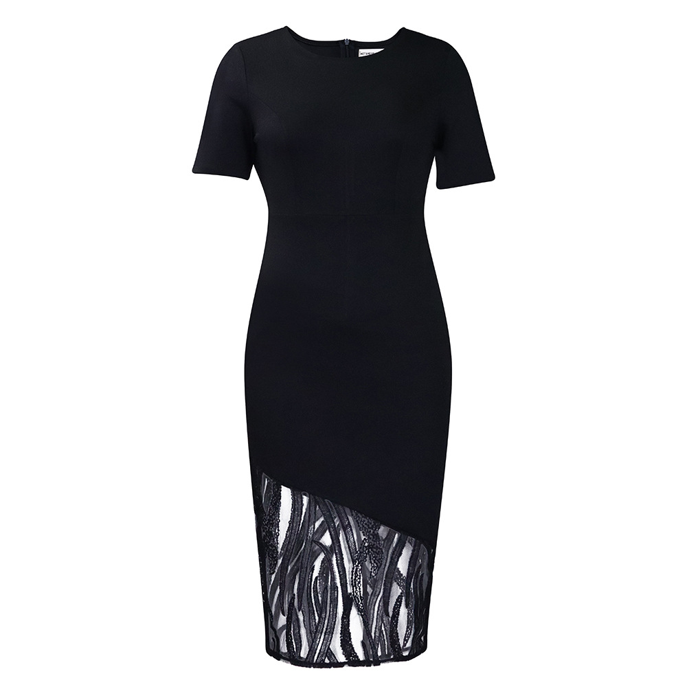 Plus Size Women's Dress — Elegant, Beaded, Bodycon, Summer Fashion — Casual, Party Wear — Wholesale Supply Available
