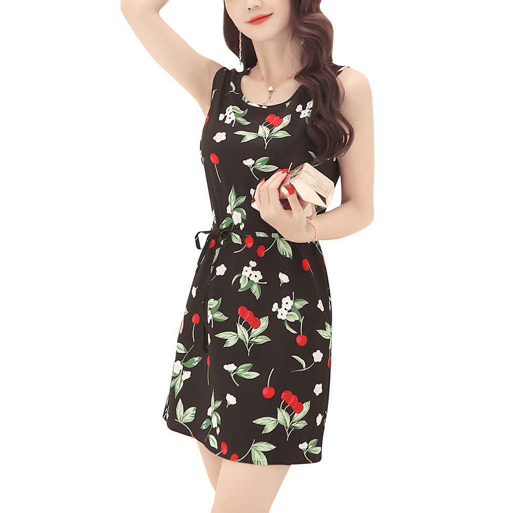 Summer Floral Maxi Dress for Women Plus Size Stylish Sleeveless Comfortable Fabric Perfect for Casual Outings