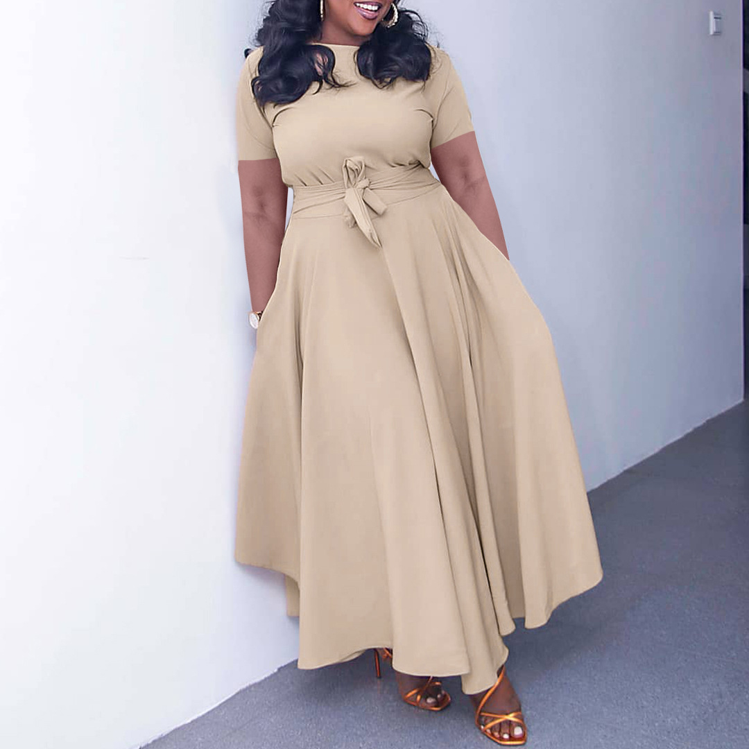 Plus Size Women's Dress — Stylish, Trendy, African and European Design, Summer Fashion — Casual Wear, Wholesale Supply