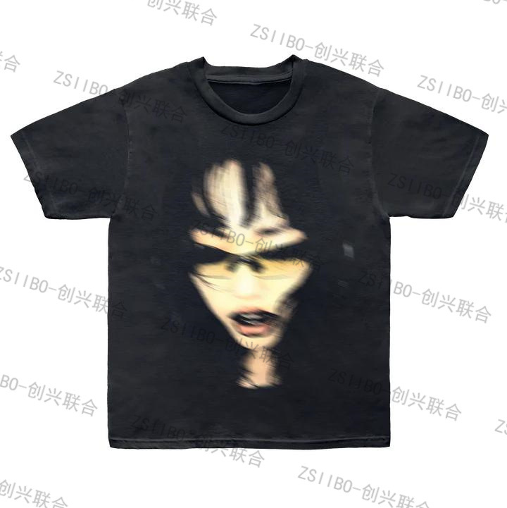 Y2K Vintage Wash Graphic T Shirt Soft Cotton Loose Fit Unisex Short Sleeve Casual Streetwear Wholesale Available