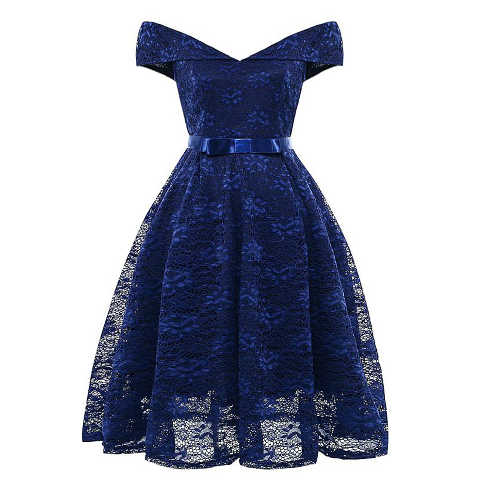 Summer Womens A Line Dress High End Urban Style V Neck Casual Comfortable Fabric Wholesale Available
