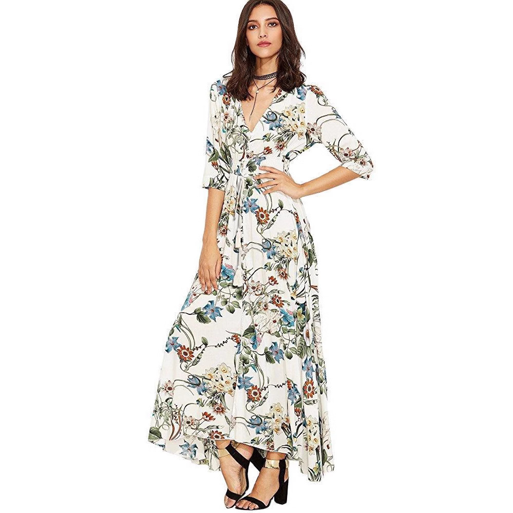 Women's Vintage Relaxed Vacation Dresses