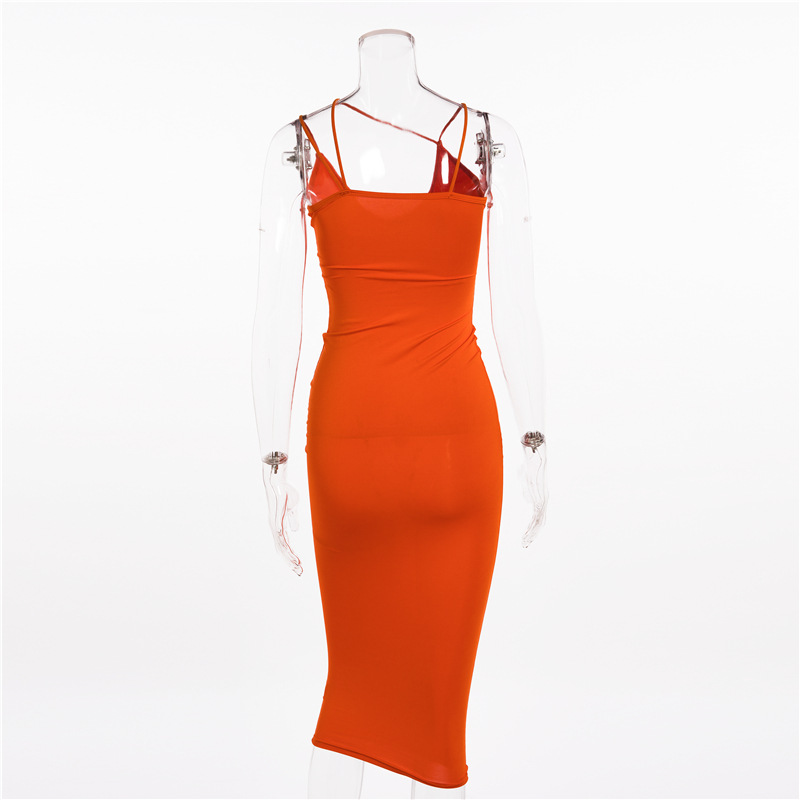 Summer Womens V Neck Backless Maxi Dress Solid Color Bodycon Fit Sleeveless Perfect for Casual Outings Wholesale