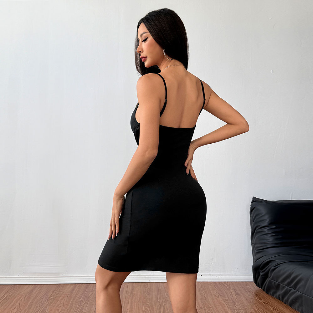 Women's Summer Slim Fit Strappy Mini Bodycon Dress