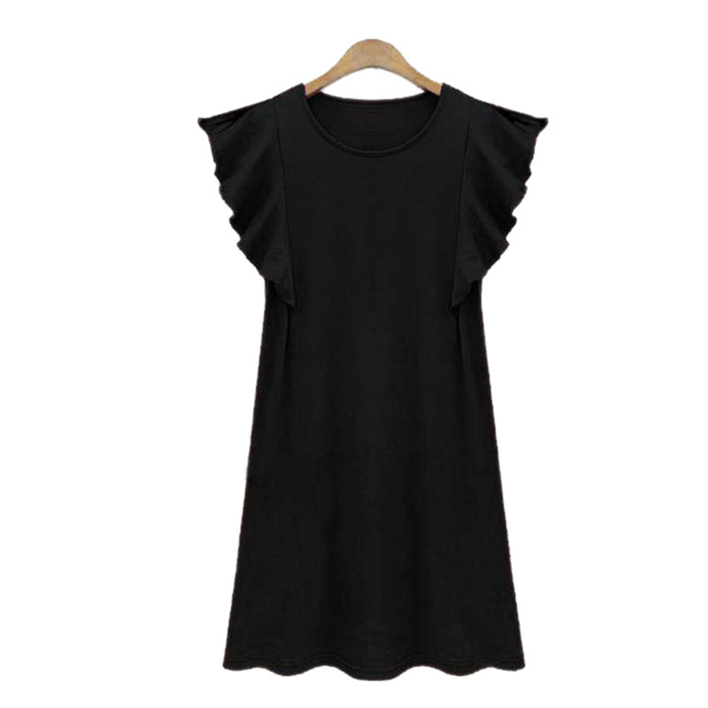 Plus Size A Line Dress Ruffle Sleeve Casual Flattering Fit Summer Wear for Curvy Women Wholesale Available