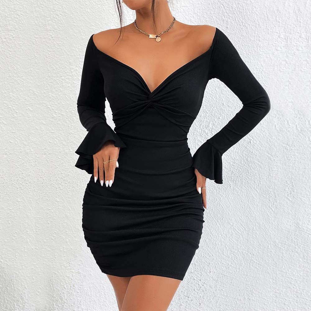 Women's Elegant Slim Fit Mini Dress